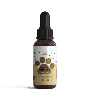 Huile CBD premium ANIMAUX 5% saveur POULET